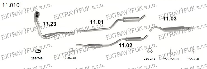 Výfuk 11.010