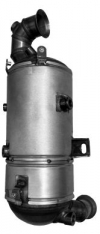 Filtr pevných částic DPF.