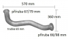 Trubka výfuku DAF LF45
